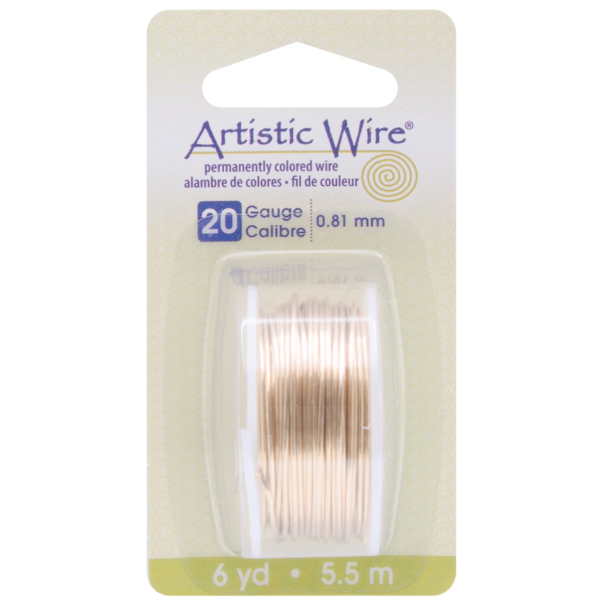 Artistic Wire Brass - 20 Gauge, 6yd