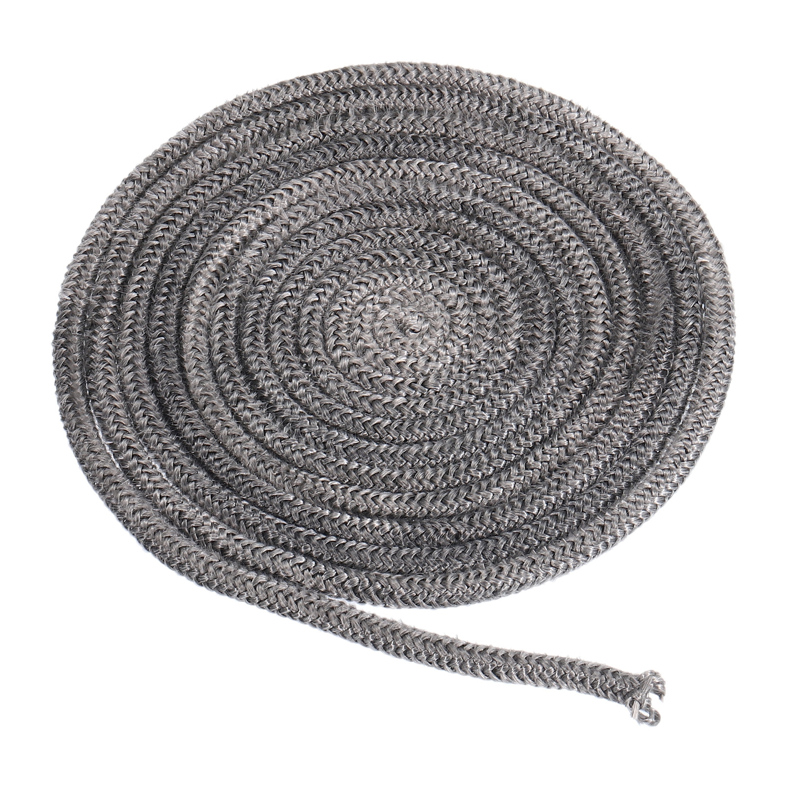 1/4"x 118" Wood Stove Gasket Graphite Fiberglass Round Seal Rope Black