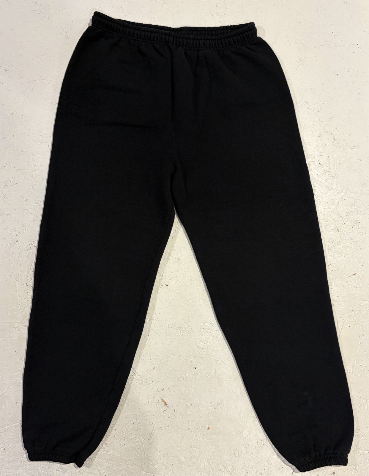 Vintage Fruit Of The Loom East To Wear Sweatpants Joggers Mens L Black