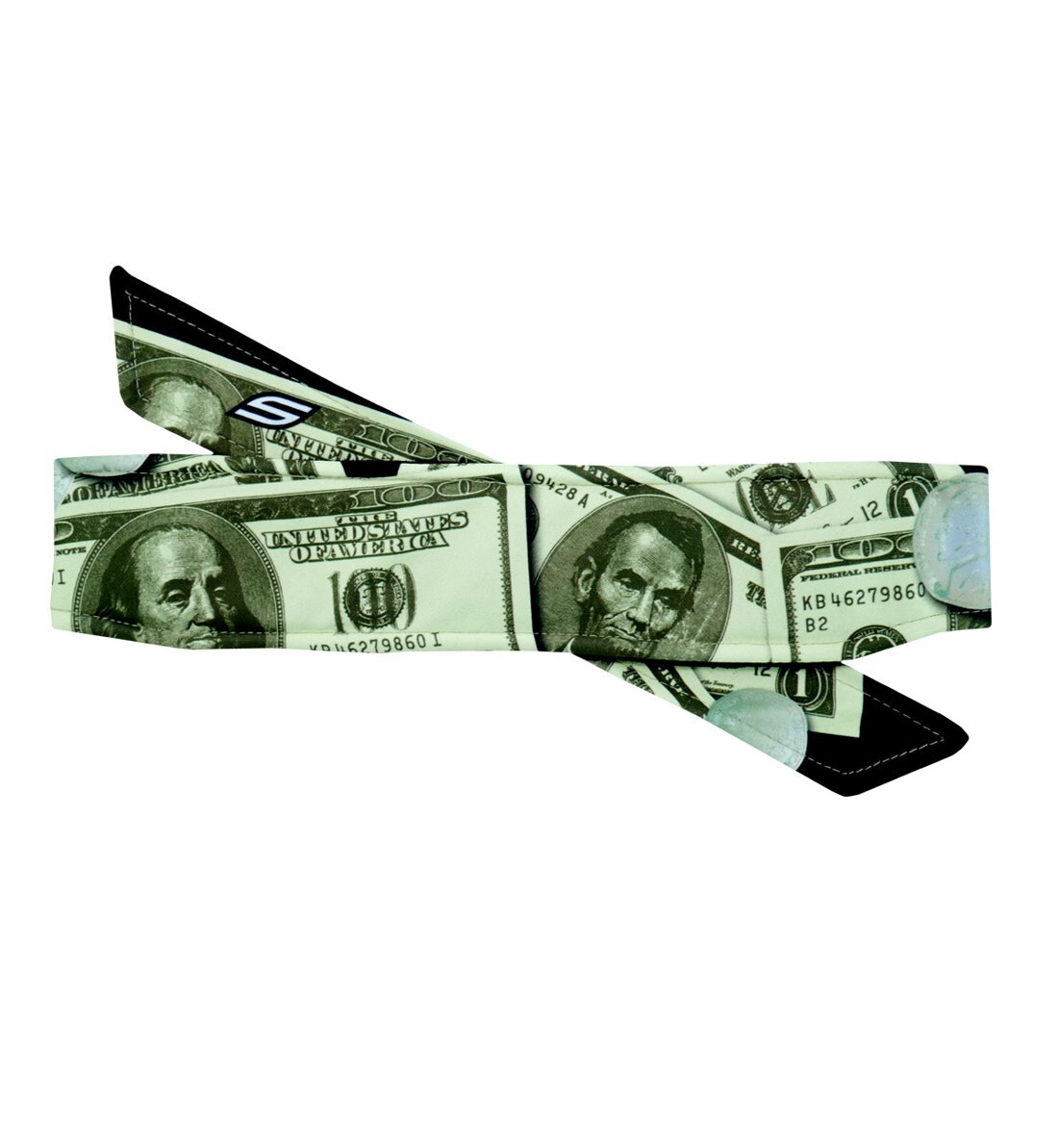 Social Paintball Grit Deluxe Long Tie Headband Head Band - Cash Money - NEW