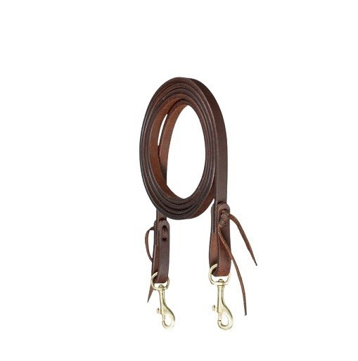 Horse Reins Royal King Harness Leather Roping Reins Snap Ends Western Horse Tack