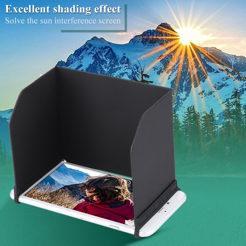 Drone Remote Controller Monitor Phone Sun Hood Cover Tablet Sunshade Accs(L128)