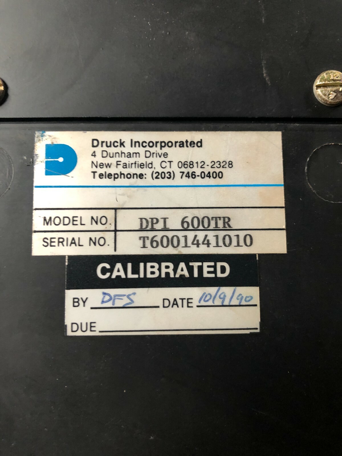 Druck DPI 600TR Digital Pressure Indicator