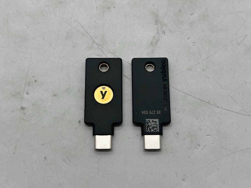 Yubico Yubikey 5C NFC Two-Factor Authentication Key - Two Pack