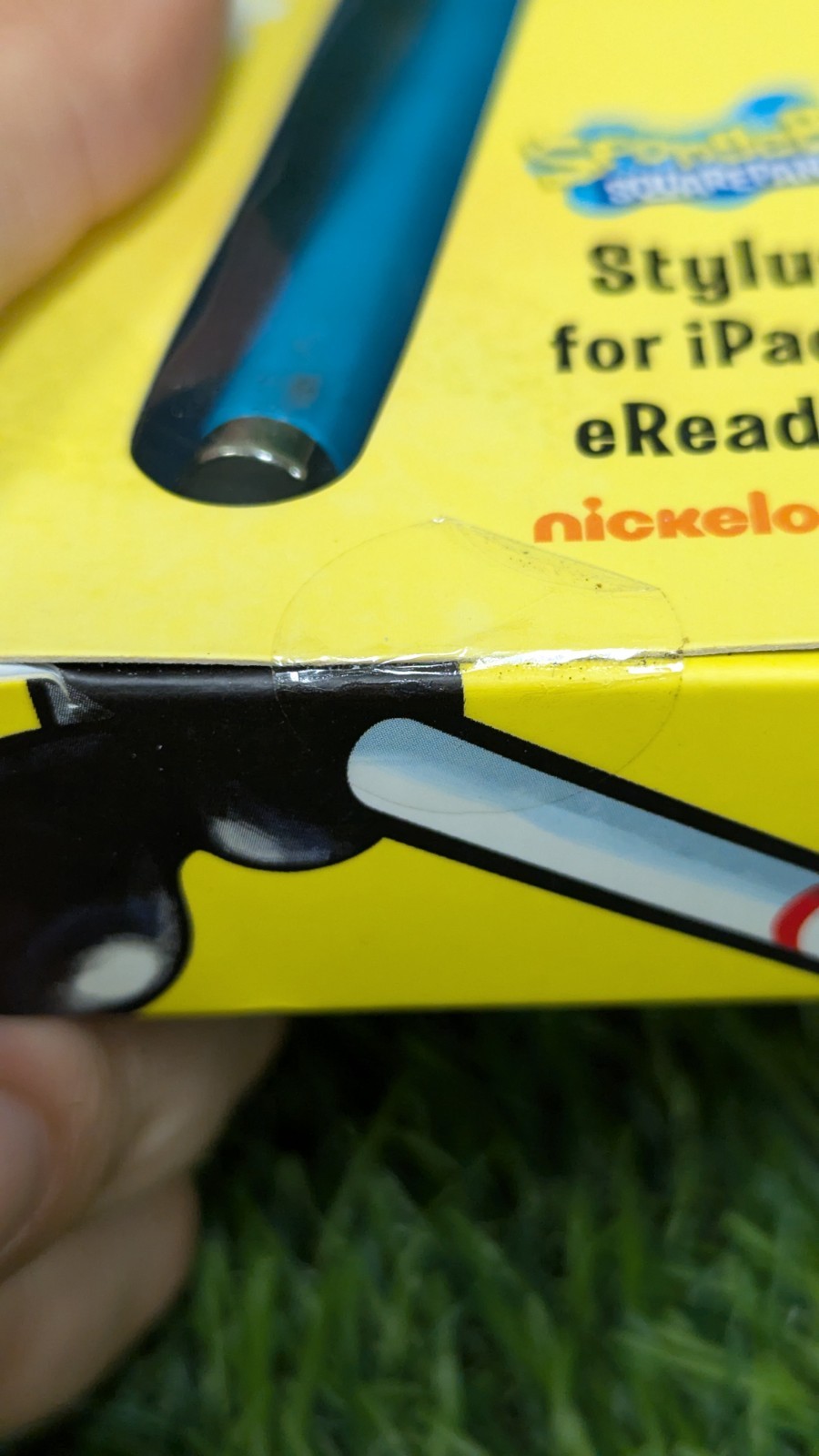 New Sealed SpongeBob SquarePants Stylus Pen For iPad eReaders & Tablets