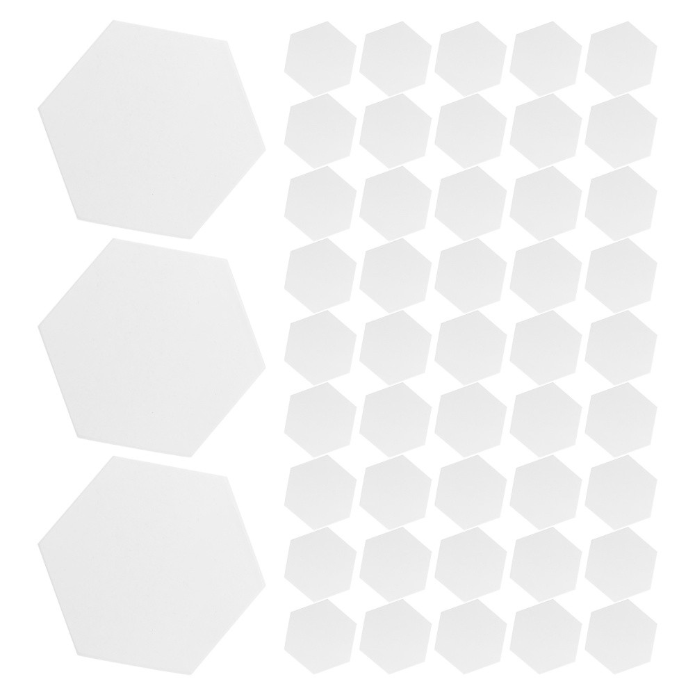 500 Pcs Diy Patchwork Paper Hexagon Quilting Crafts Geometric Template