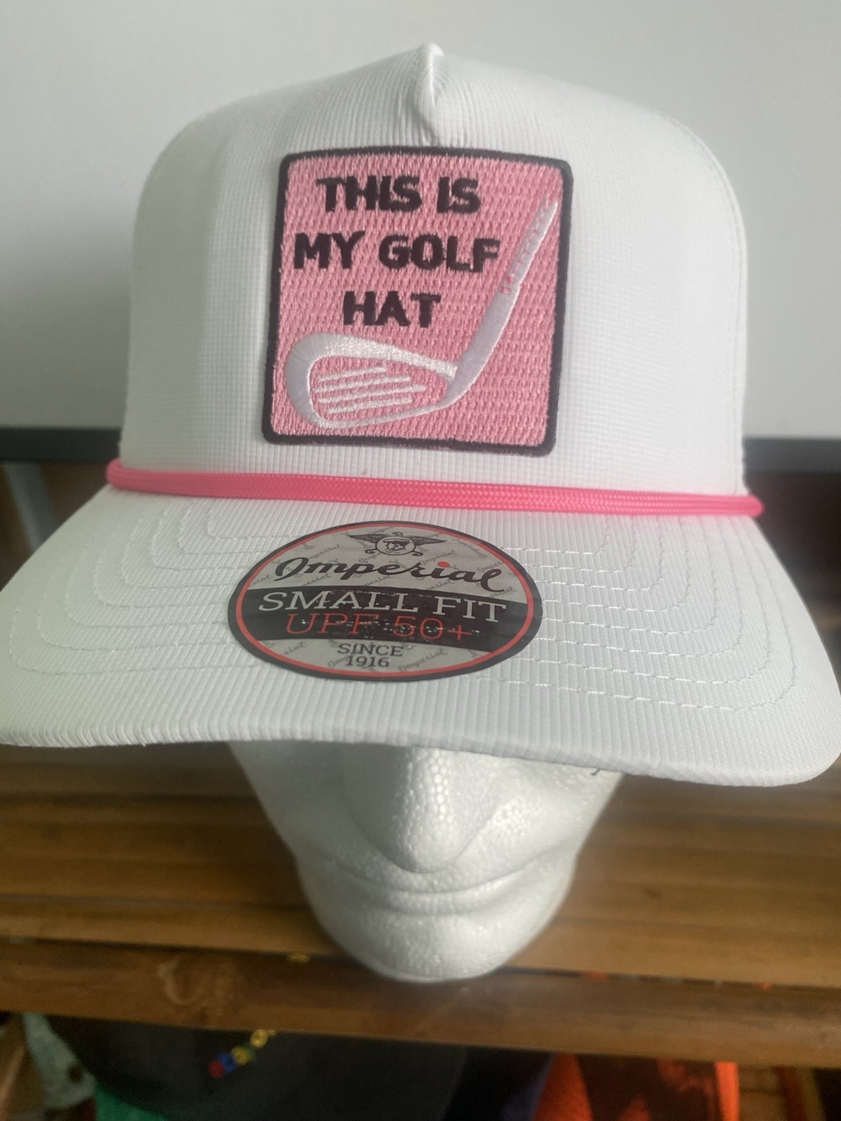 PMGC-This Is My Golf Hat Women’s Adjustable Monogrammed Cap NWOT