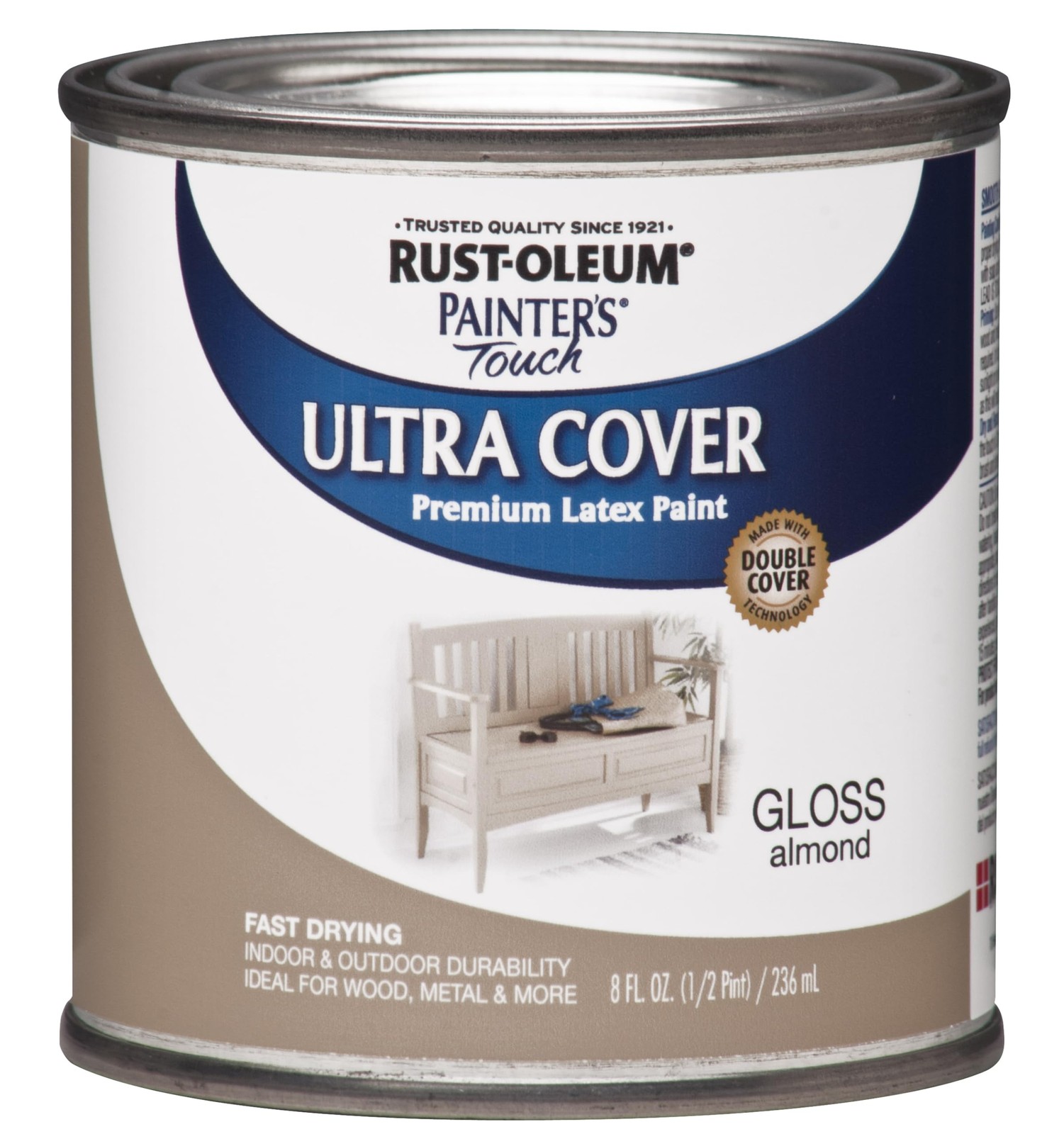 Rust Oleum Painter's Touch Gloss Almond 8 Fl Oz Multi Purpose Brush On Paint