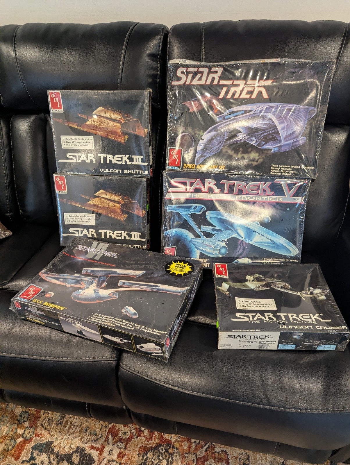 Star Trek Model Bulk Lot Of 6 Sealed  All New vintage AMT Models