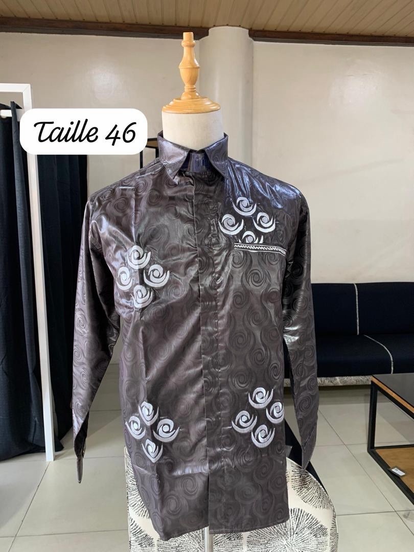 Sahelian Dashiki Shirt for Men, Multiple Colors & Sizes 42-50
