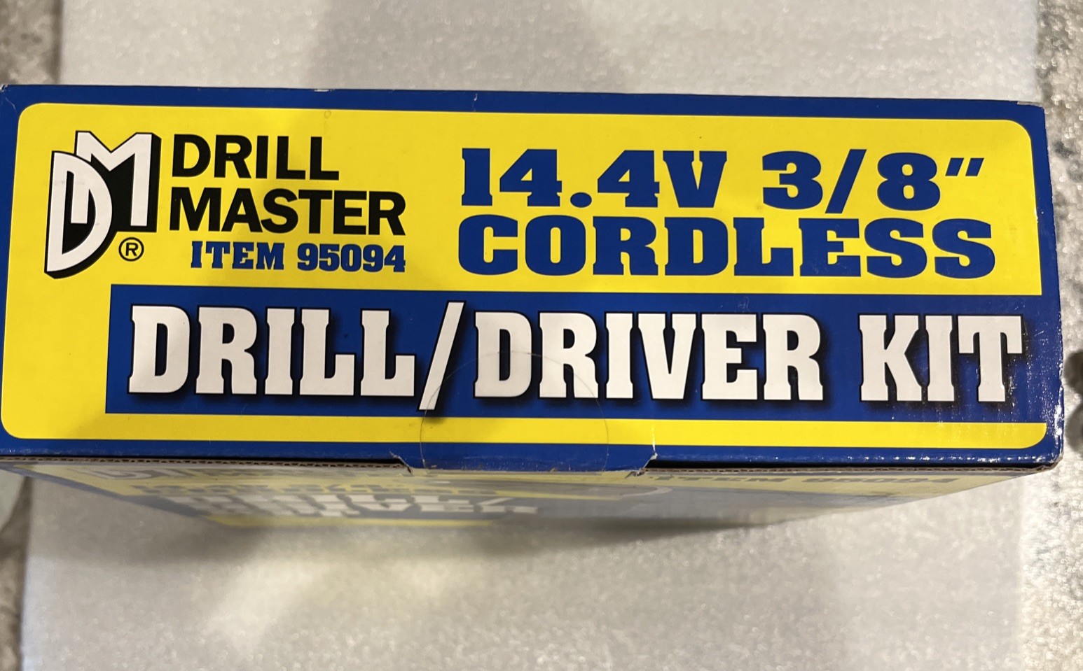 Drill Master 14.4V 3/8" Cordless Drill Driver Kit 95094