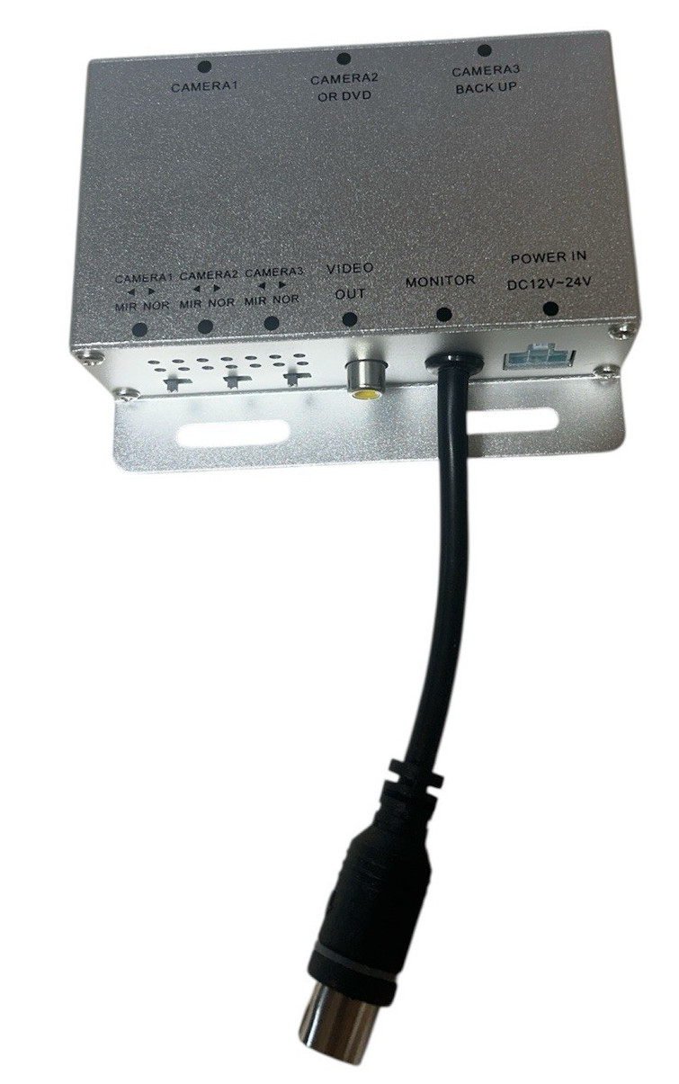 New OEM Motorhome Bus Rear View Camera Multiplexer 3 camera Switch Box RVS-501N