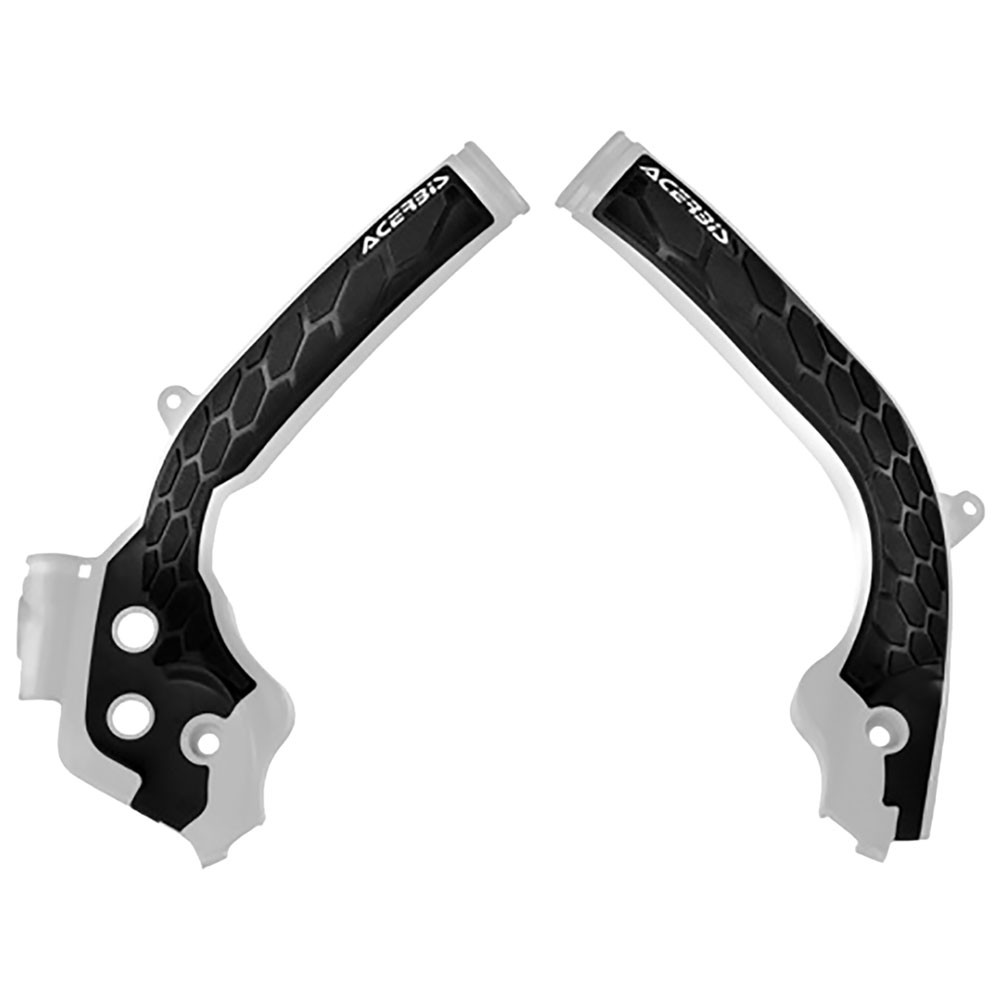 Acerbis X-Grip Frame Guards White/Black For Husqvarna FE 450 2017-2019