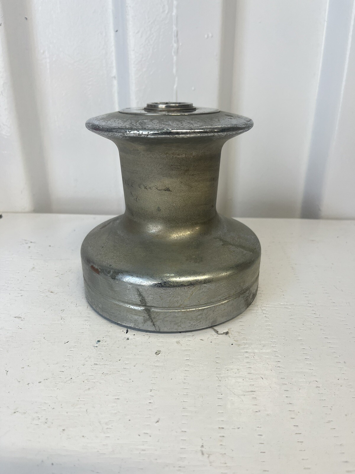 Chromed Brass Barient 21 Two Speed Sailboat Winch