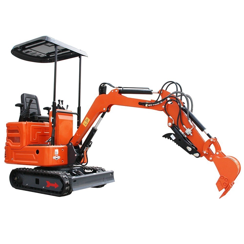 1 Ton Mini Excavator Orange B&S Engine Hydraulic System, USA STOCK, TX