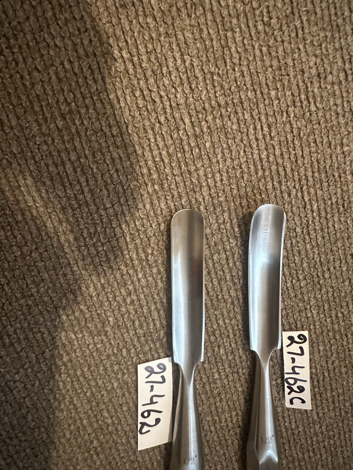 ORTHOPEDIC HIBBS GOUGES 9" STRAIGHT & CURVED 1/2" WIDE