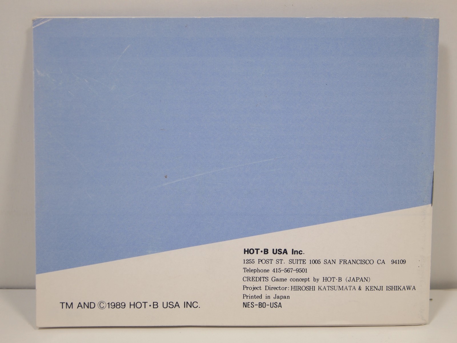 Black Bass (Nintendo | NES) Authentic MANUAL ONLY