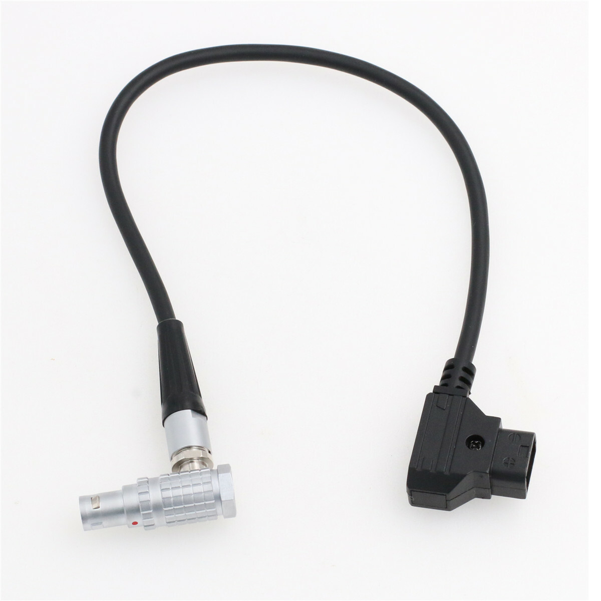 Preston MDR2 P-tap D-tap Right Angle 4 Pin Power Cable 60cm 12V