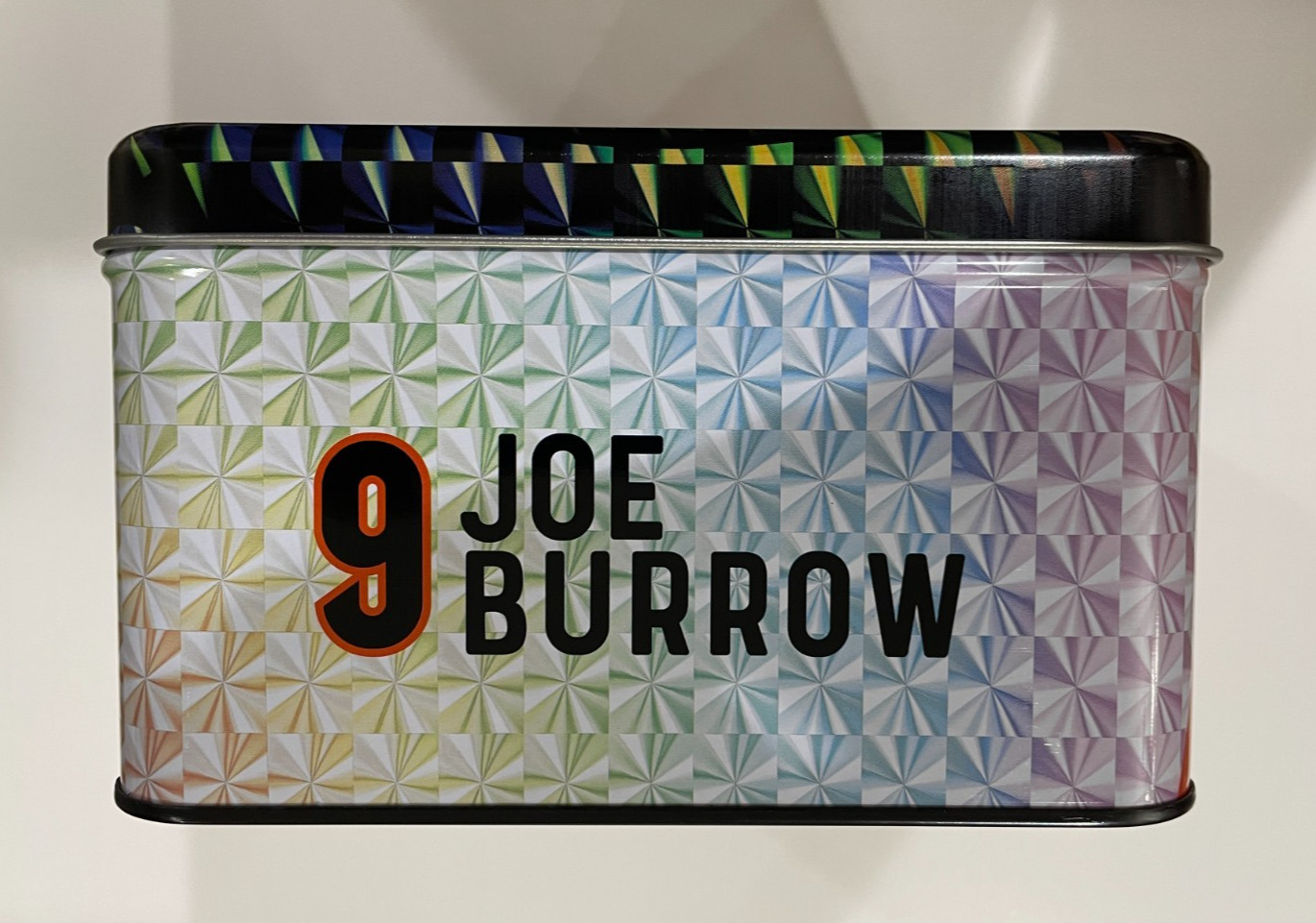 NFL Offically Licensed, Joe Burrow, Metal Lunch Box - MINT Condition