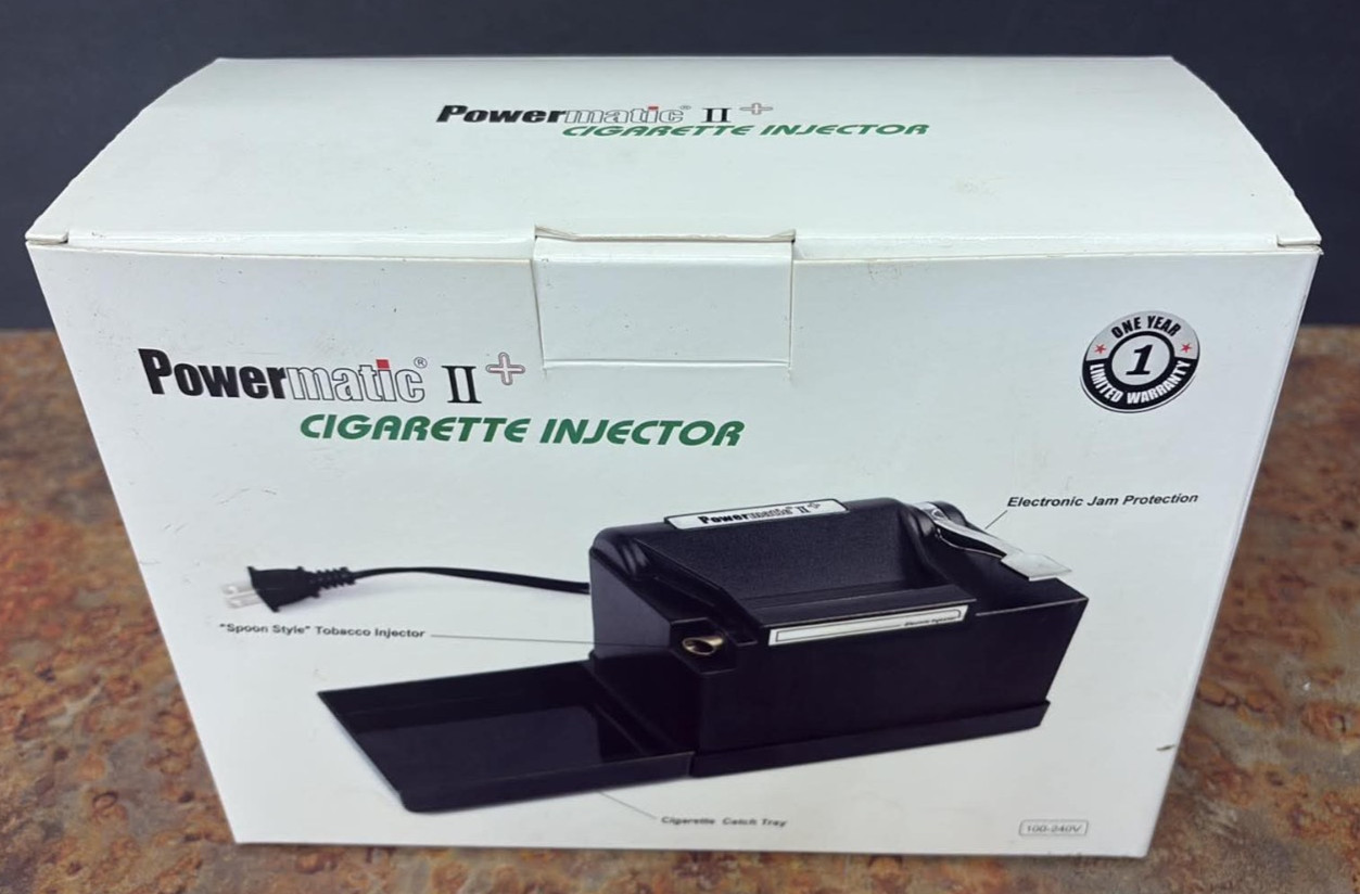 Powermatic 2+ PLUS Electric Cigarette Injector Machine - PMATIC2 Free Ship M