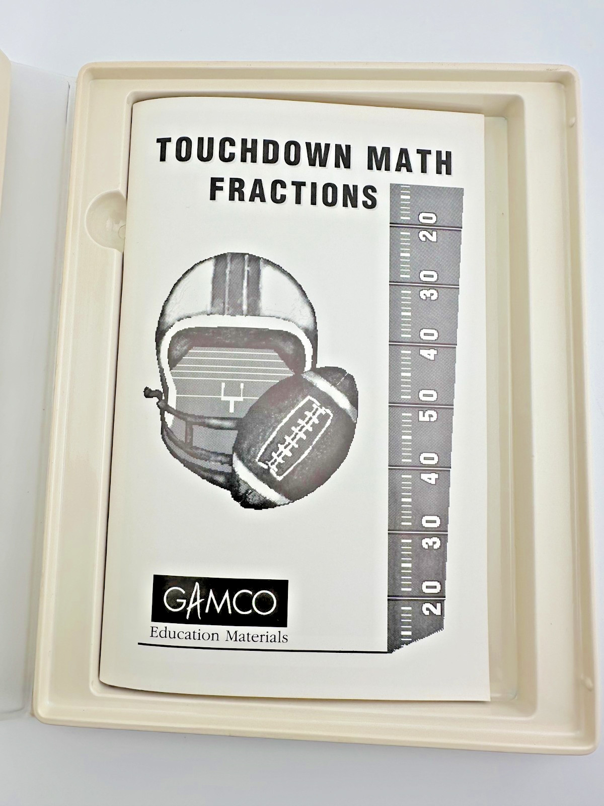 Vintage Touchdown Math Fractions Macintosh Game Floppy Disk Gamco Complete Set