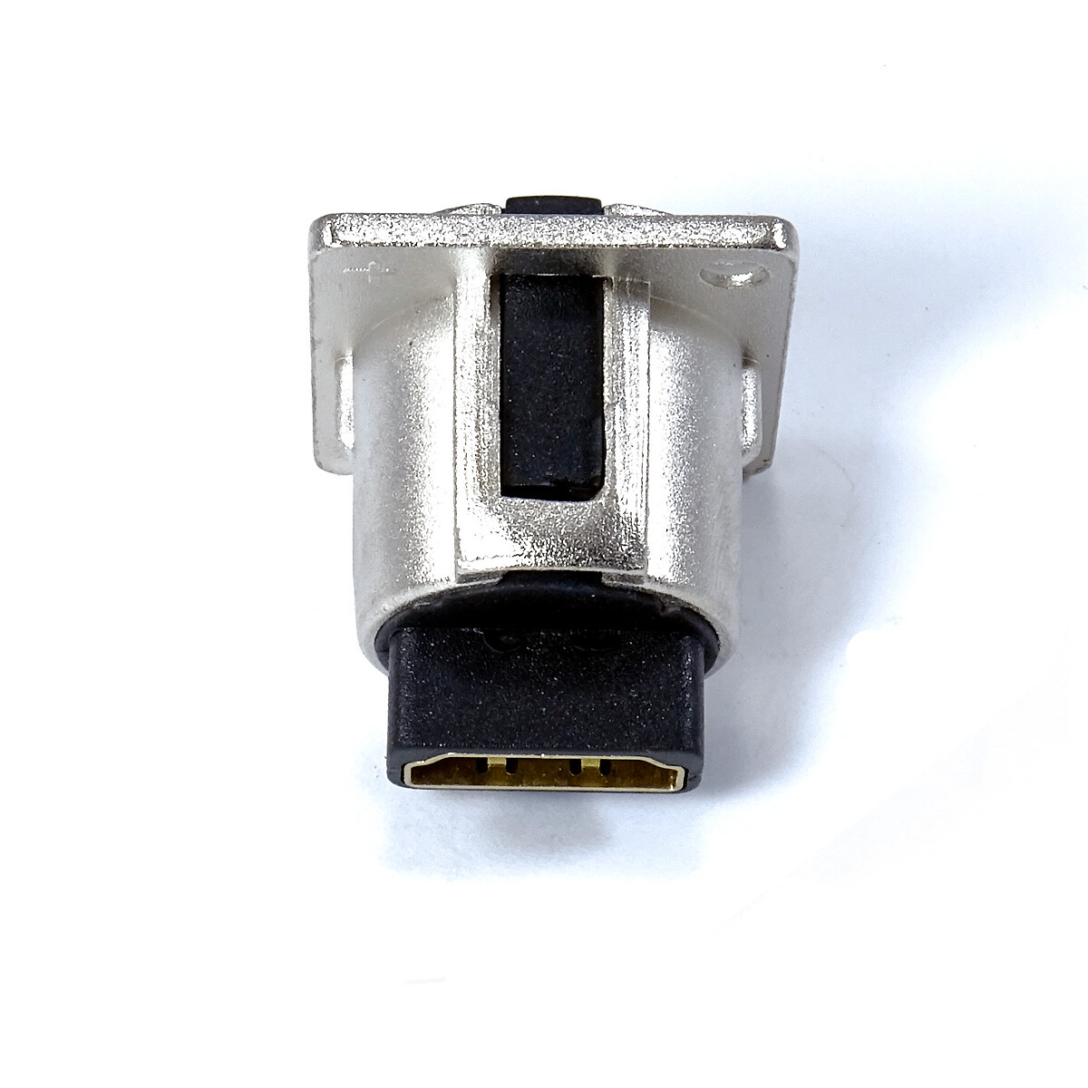 HDMI Chrome Feedthrough Female Pass Through Panel Mount Breakout Board Bartop