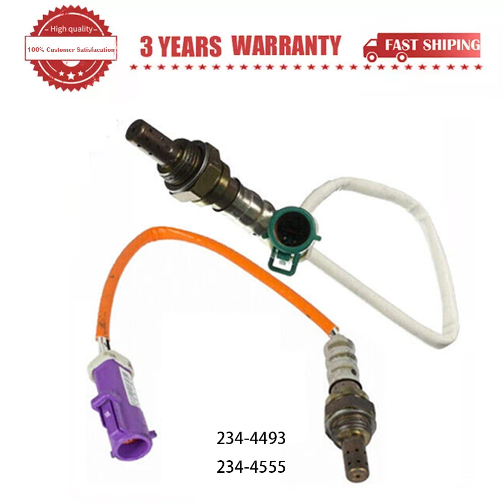 2pcs Upstream+Downstream O2 Sensor For 2011-2019 Ford Fiesta 1.6L Oxygen Sensor