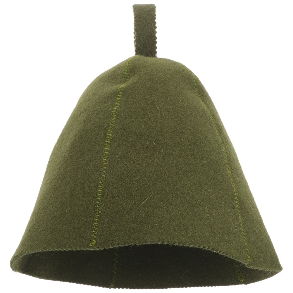 Sauna Hat for Men Women Soft Wool Bathing Cap Quick Drying Shower Accessories