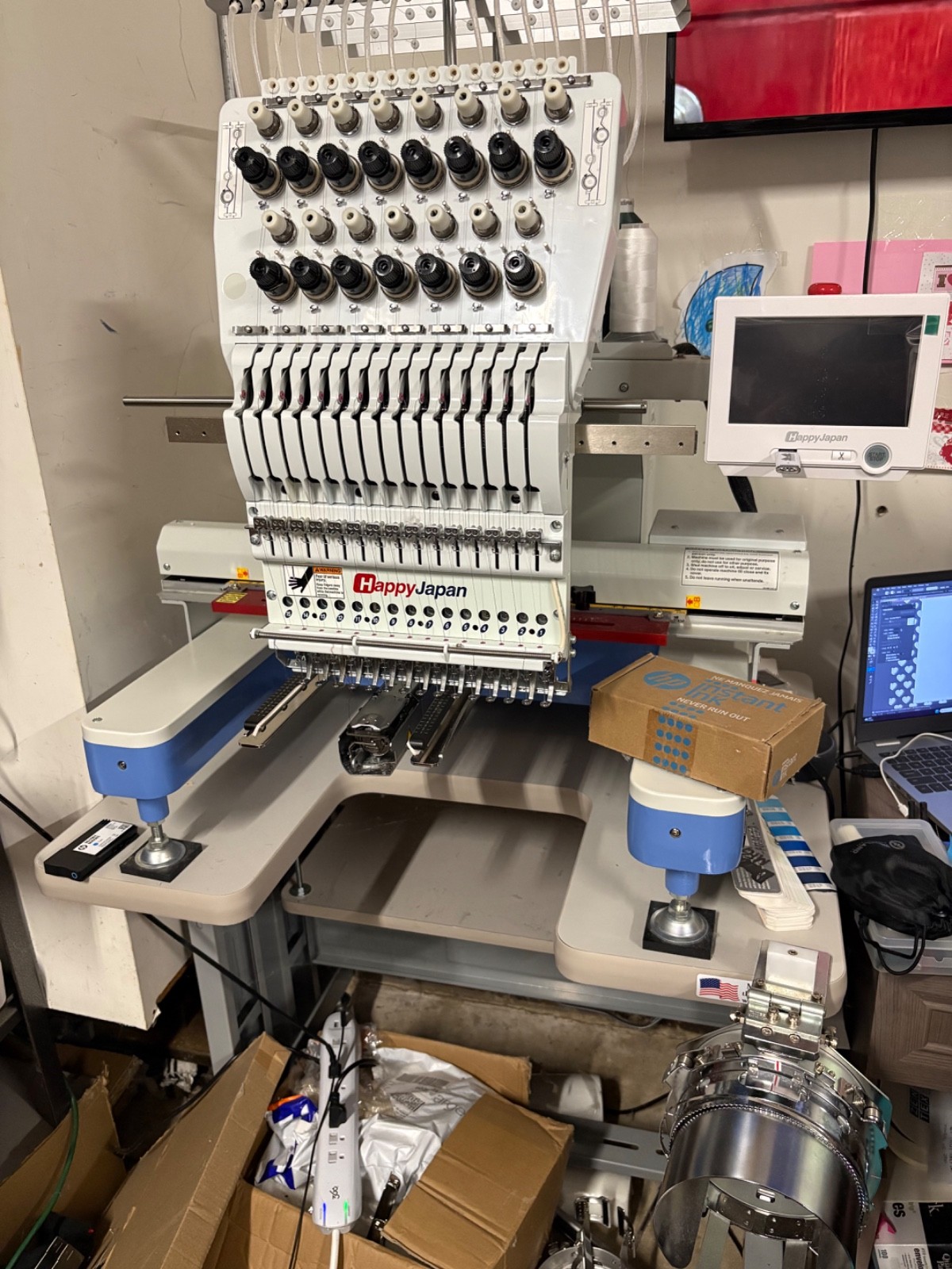 Happy Japan HCD3-1501 Embroidery Machine