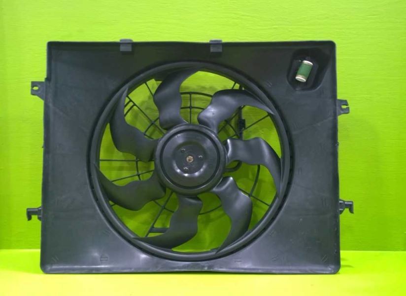 12 13 HYUNDAI SONATA 2.4L AT COOLING FAN ASSEMBLY OEM 2419-76