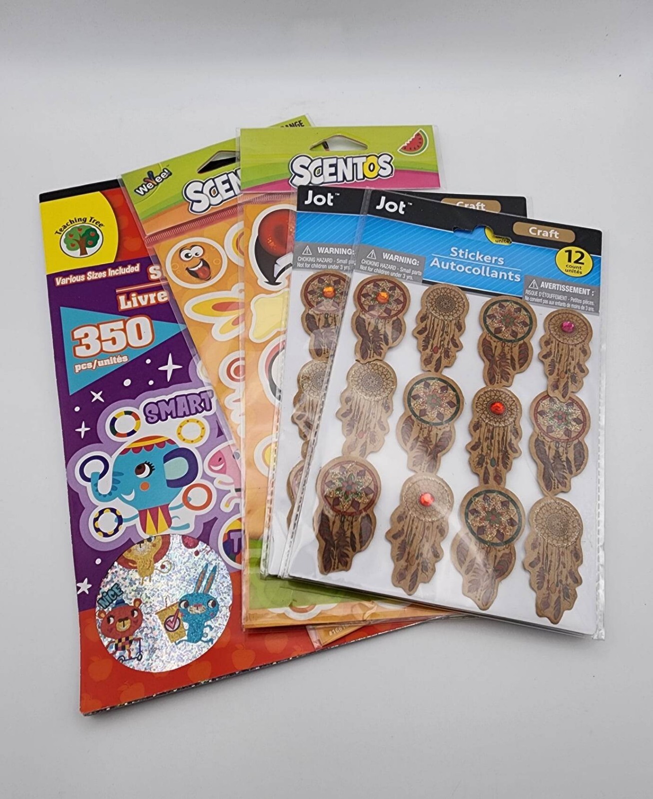 Teaching Tree Stickers And 2 Extra Packs Dreamcatcher Stickers Fun Lot of 3