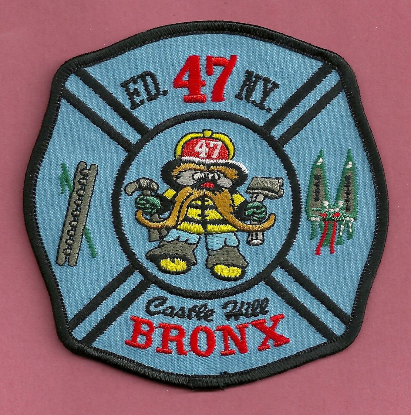 FDNY FIRE DEPARTMENT NEW YORK LADDER COMPANY 47 PATCH BRONX