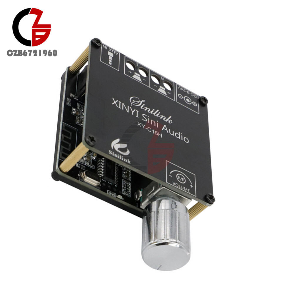 C15H Mini Bluetooth Wireless Audio Digital Power Amplifier Stereo Board 20Wx2