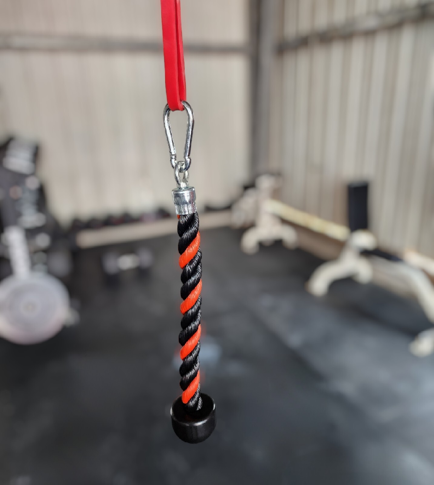 Tricep Rope Single Press Push Down Fitness Gym Cable Machine Attachment Exercise