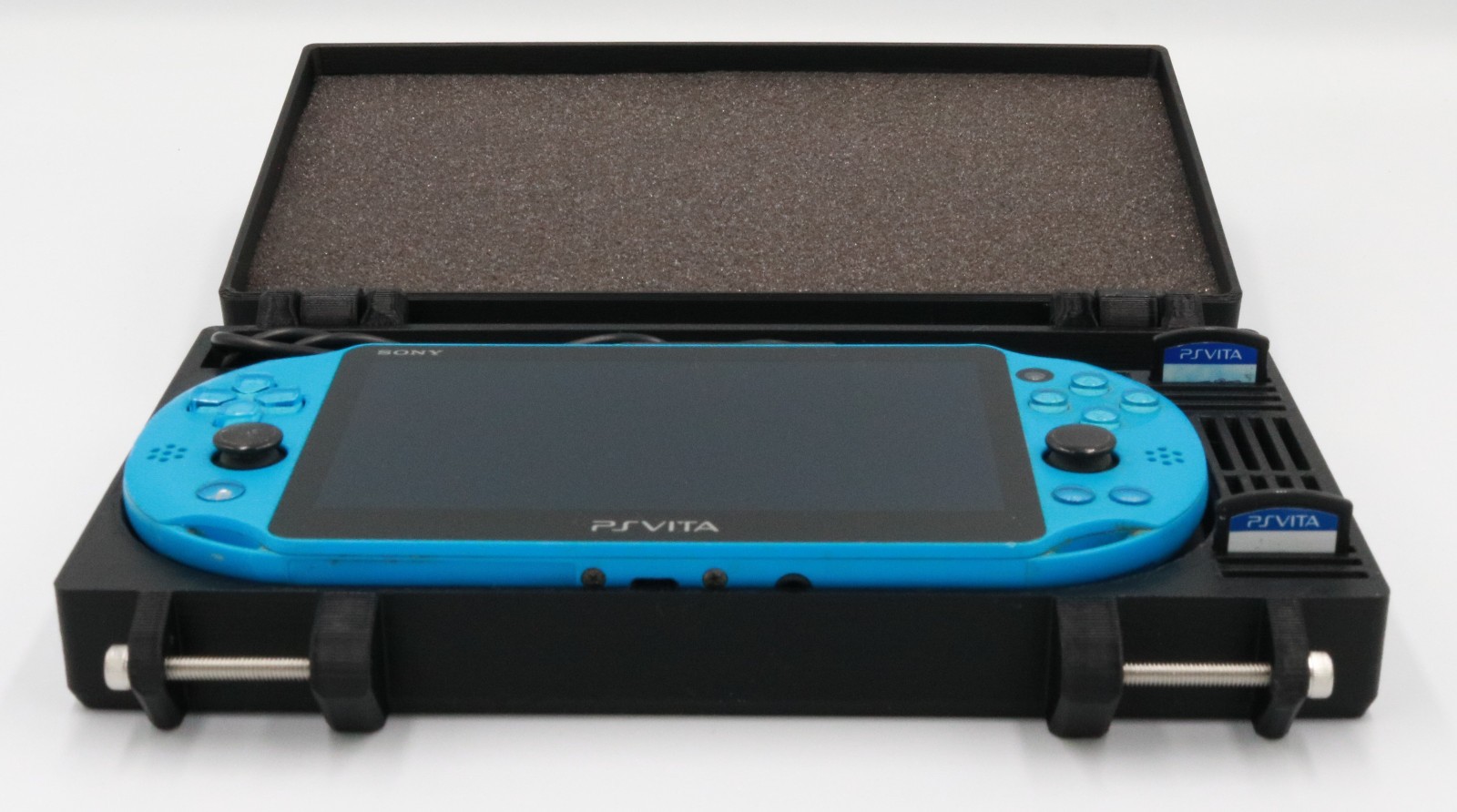 PS Vita 2000 Compatible Protective Case - Holds 15 Games & USB Cable