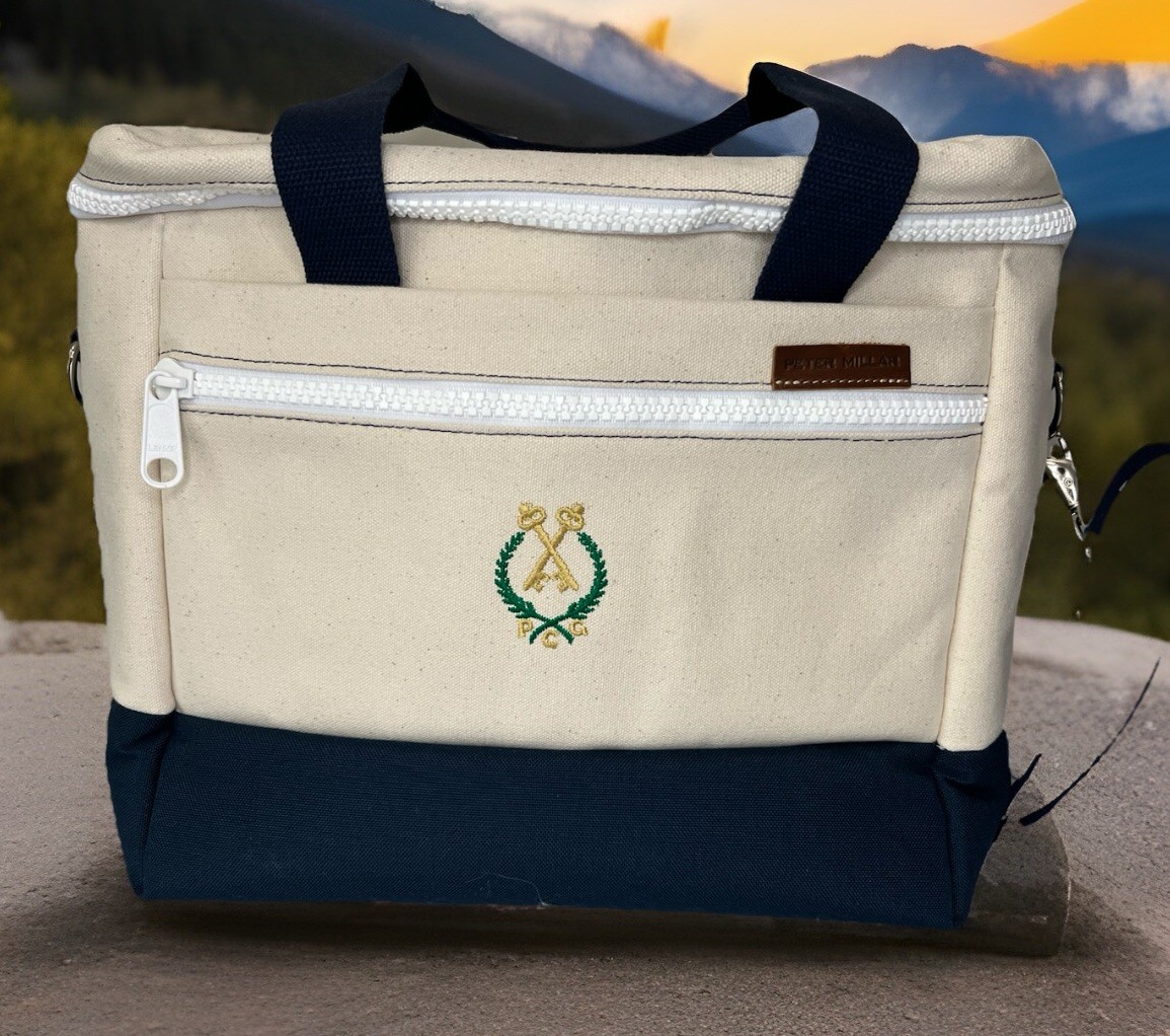 Peter Millar Insulated Nylon Cooler Bag Crown PEACHTREE GOLF CLUB PGC