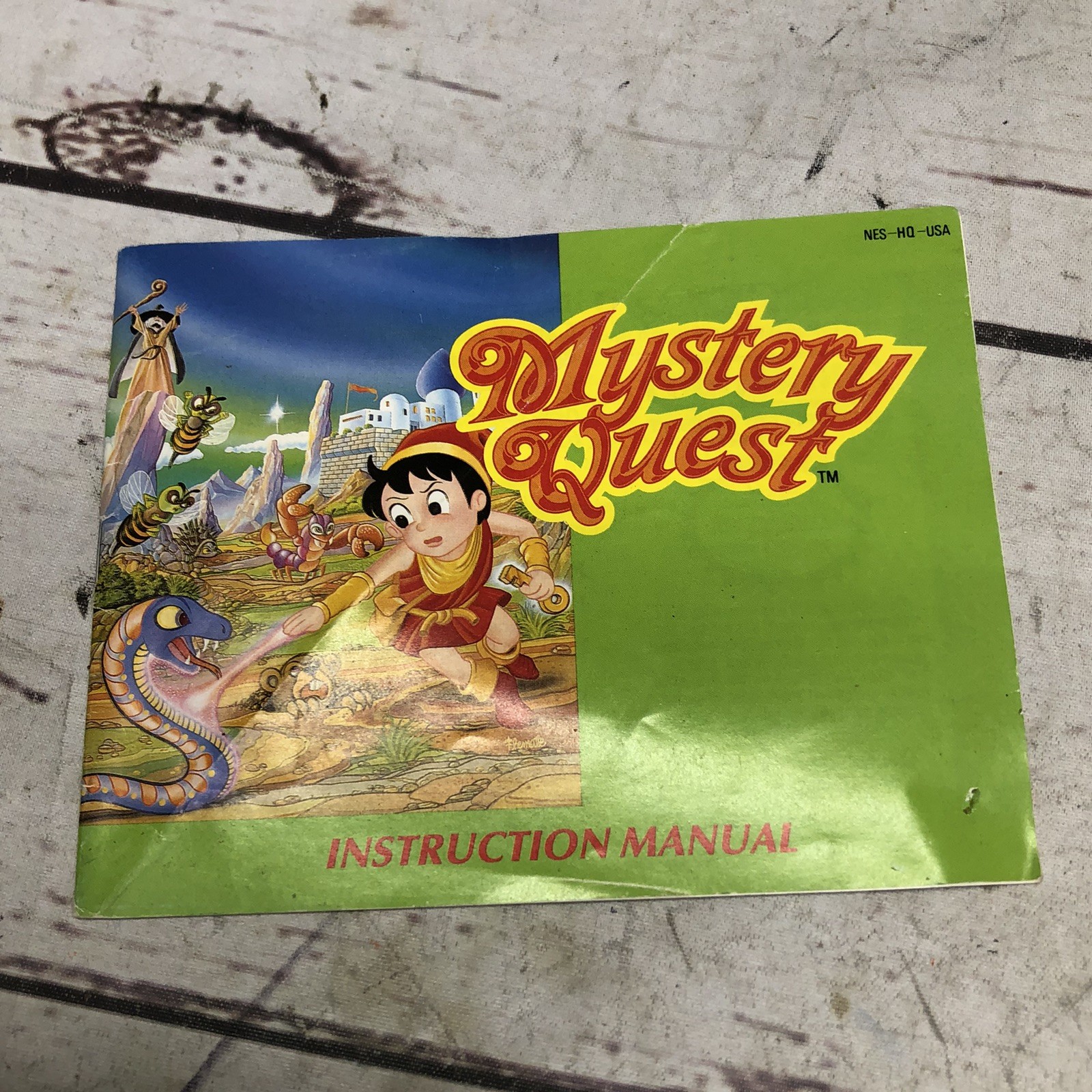 Mystery Quest Manual Only Nintendo NES