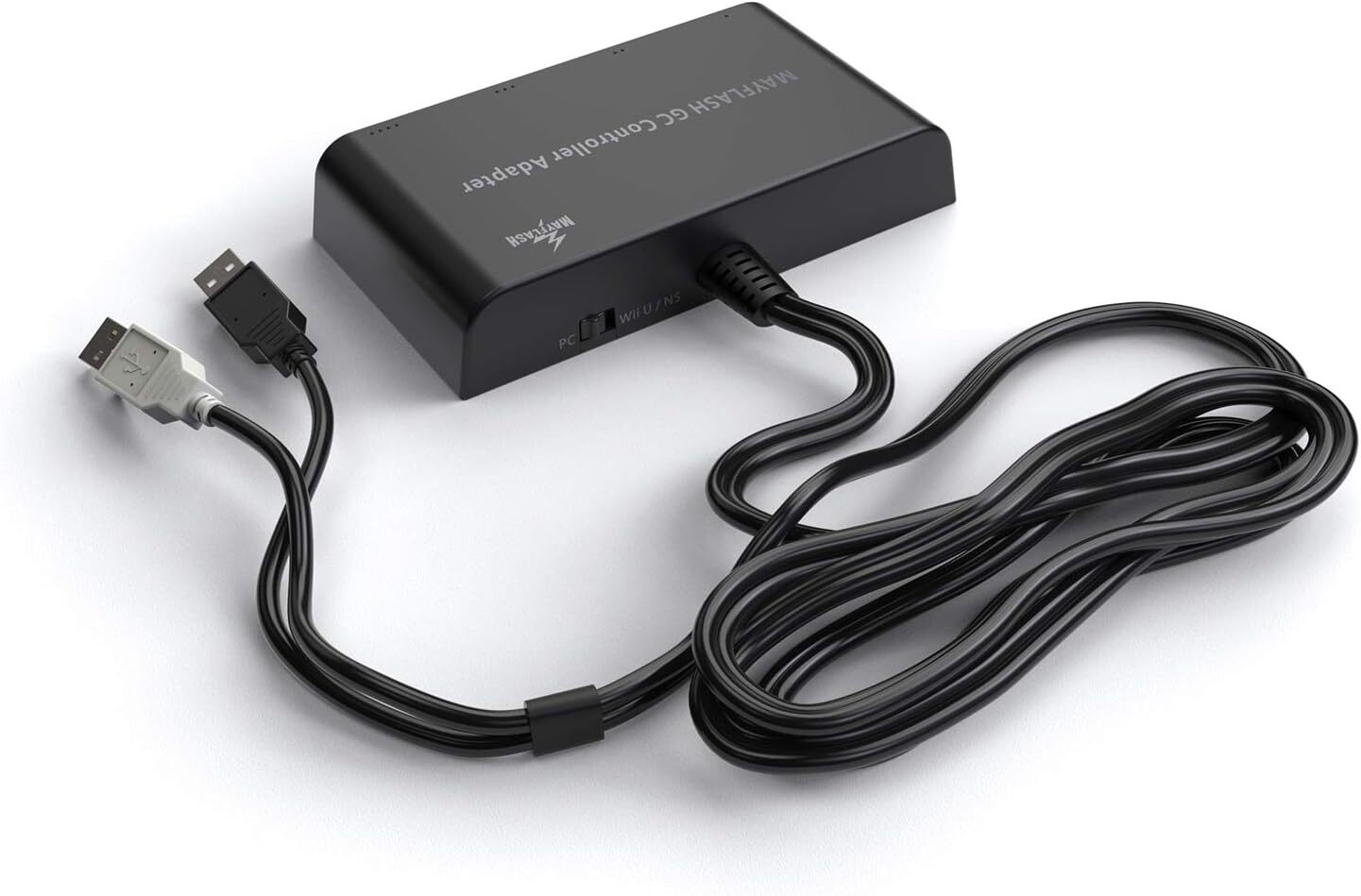 Mayflash GameCube Controller Adapter for Wii U, PC USB and Switch, 4 Port