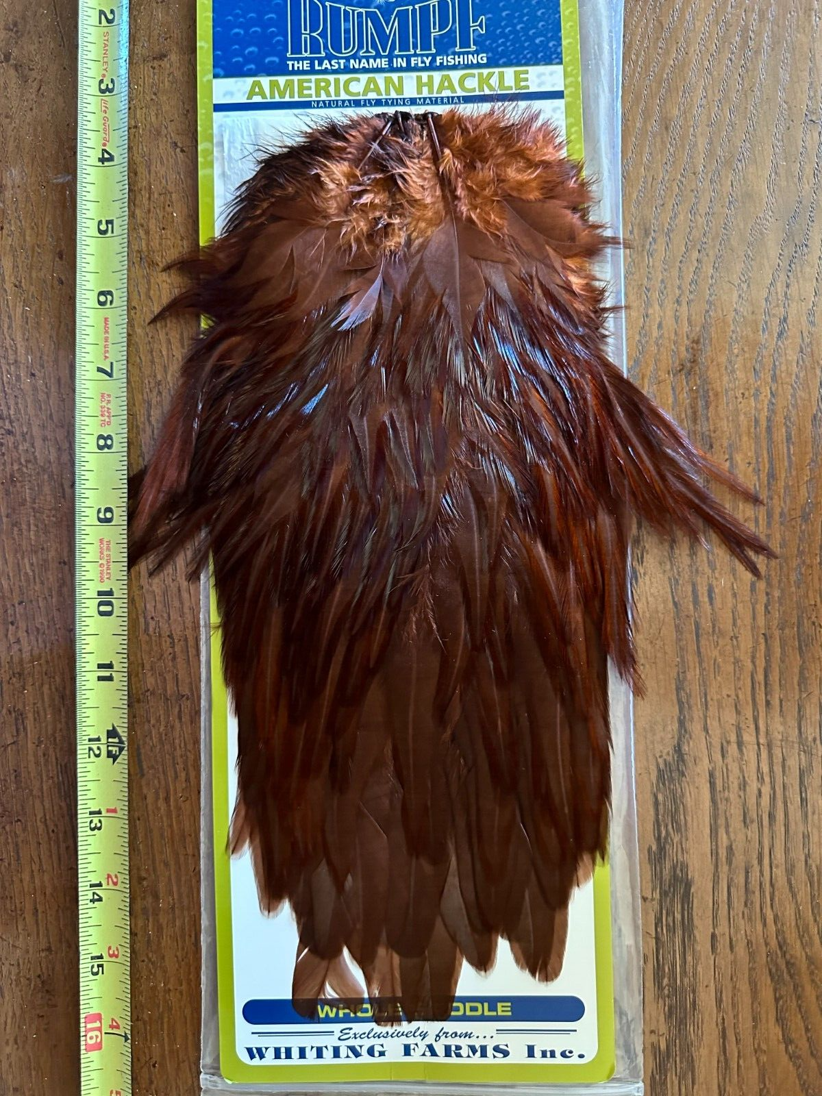 WHITING ROOSTER AMERICAN SADDLE COACHMAN BROWN -- Fly Tying
