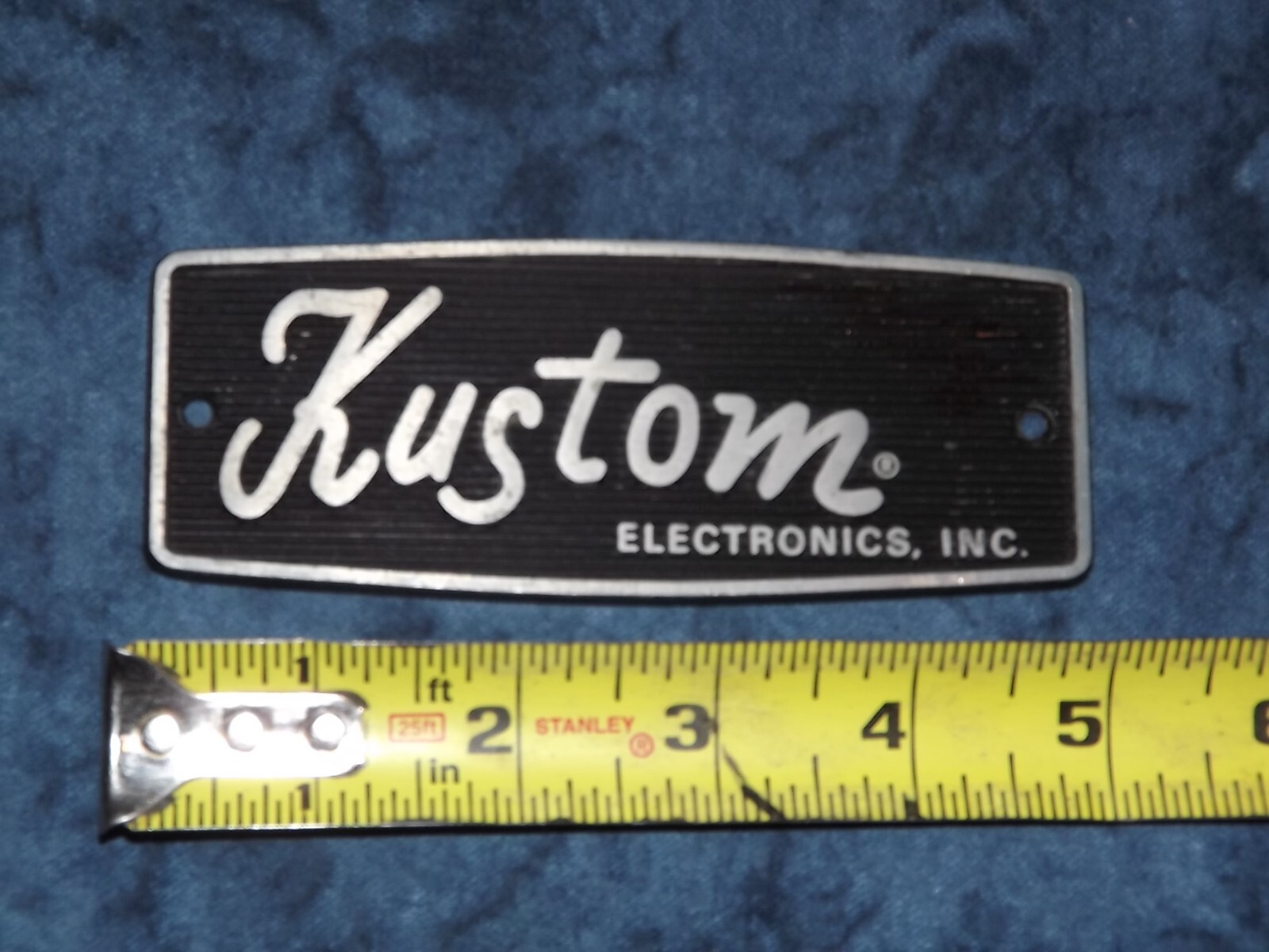 Vintage 5" Kustom Logo - Diecast Zinc