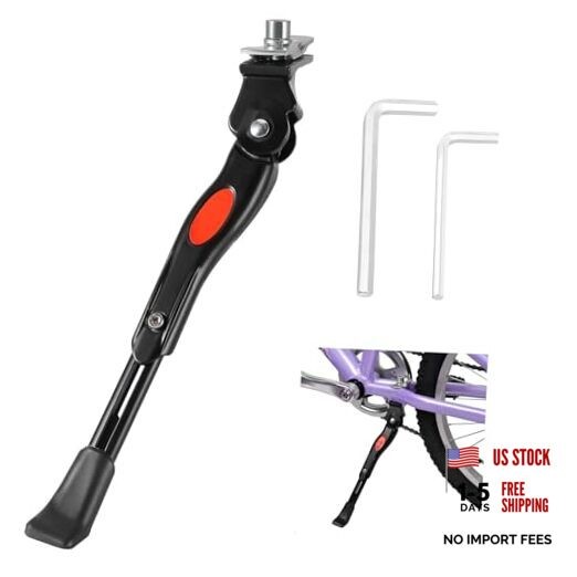 Adjustable Bike Kickstand for Kids 16-20 Inch Bicycles - Rustproof Aluminum