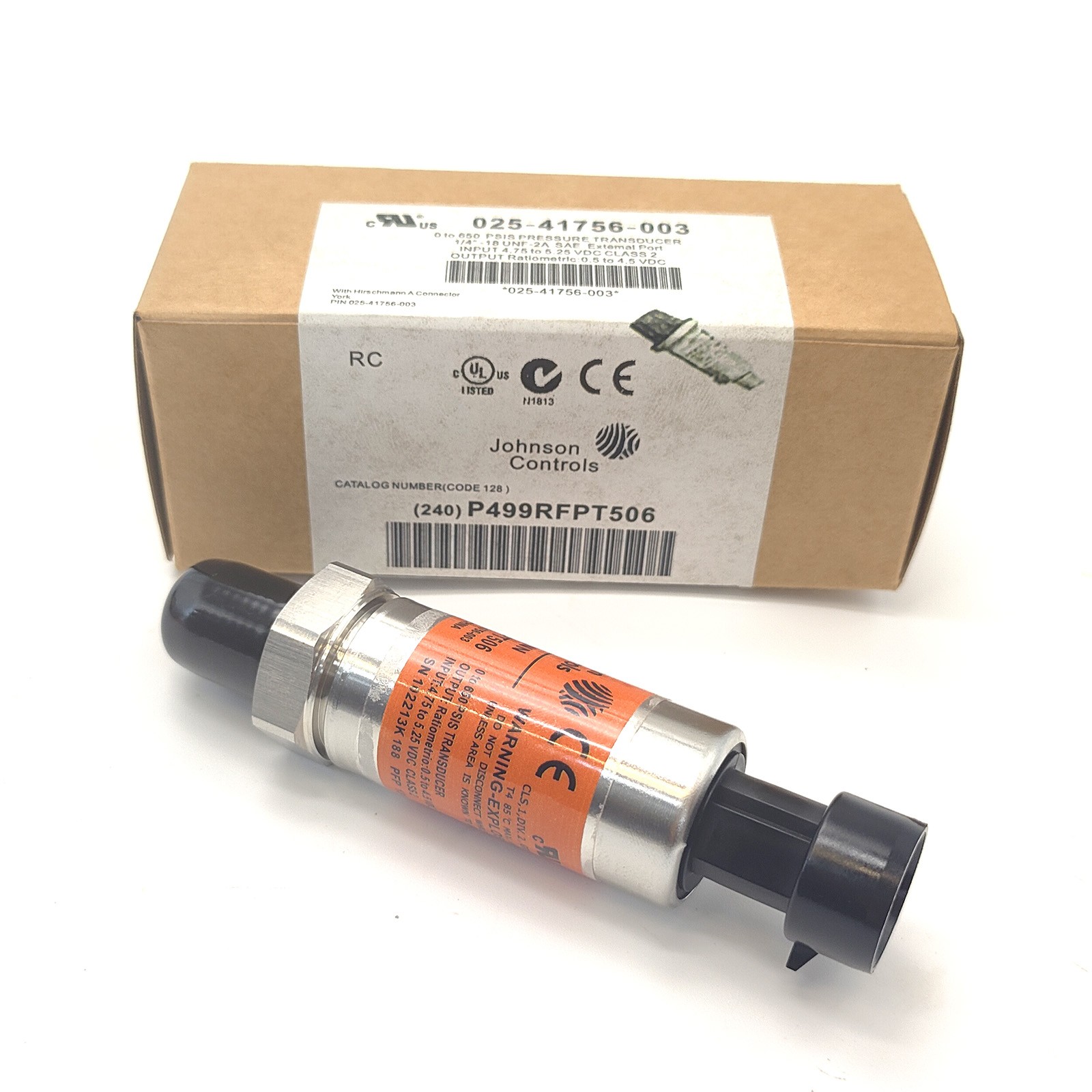 Brand New Pressure Transducer 025-41756-003 for York Johnson Controls