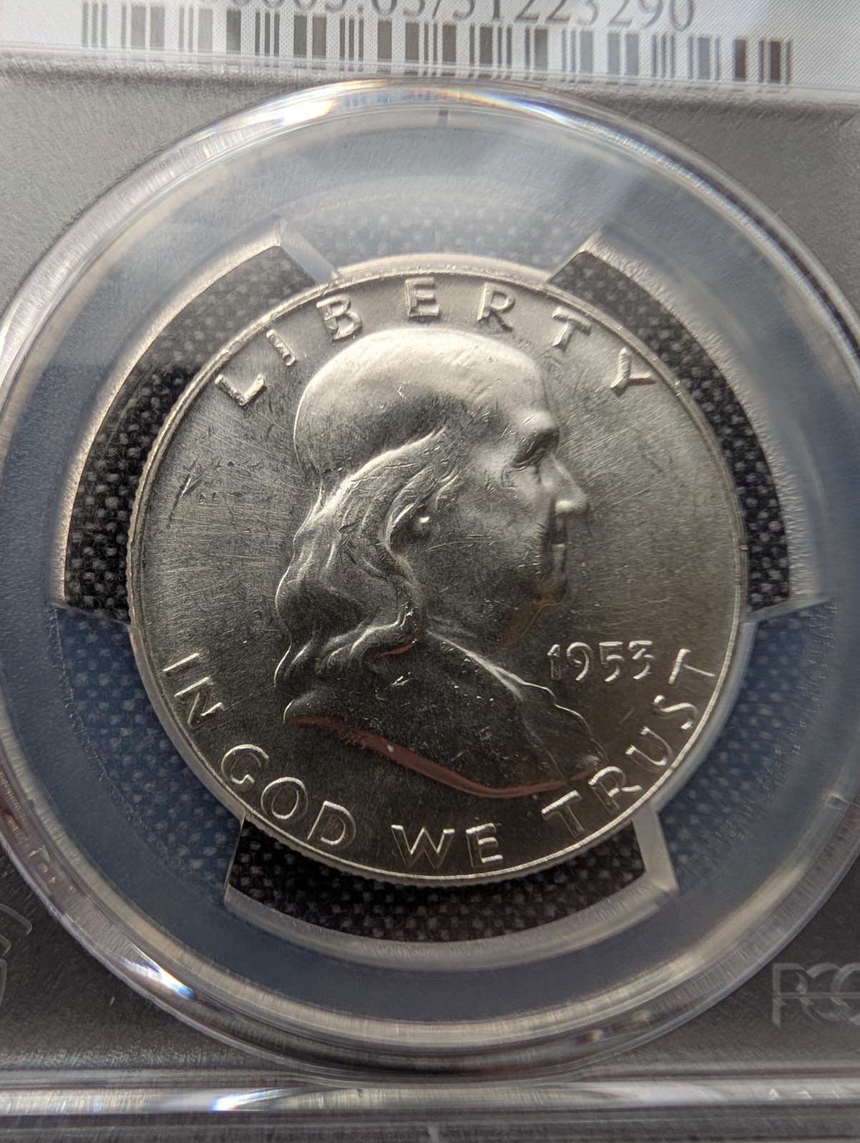 1953-D Franklin Half Dollar PCGS MS63FBL Full Bell Lines Silver 50C