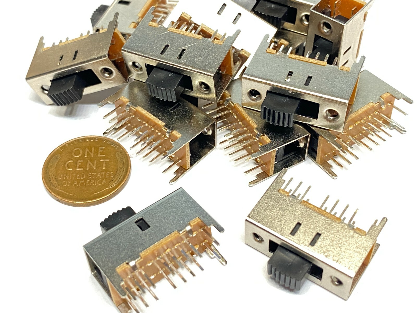25 Pieces Slide switch 2P4T 16pin on/off/on ss-43d01  E4
