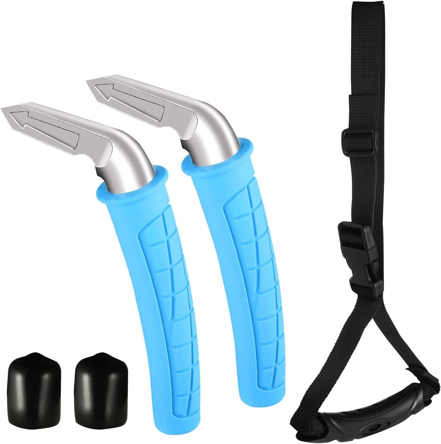 2 Pack Vehicle Support Handles for Seniors – Portable Assist Tool Blue