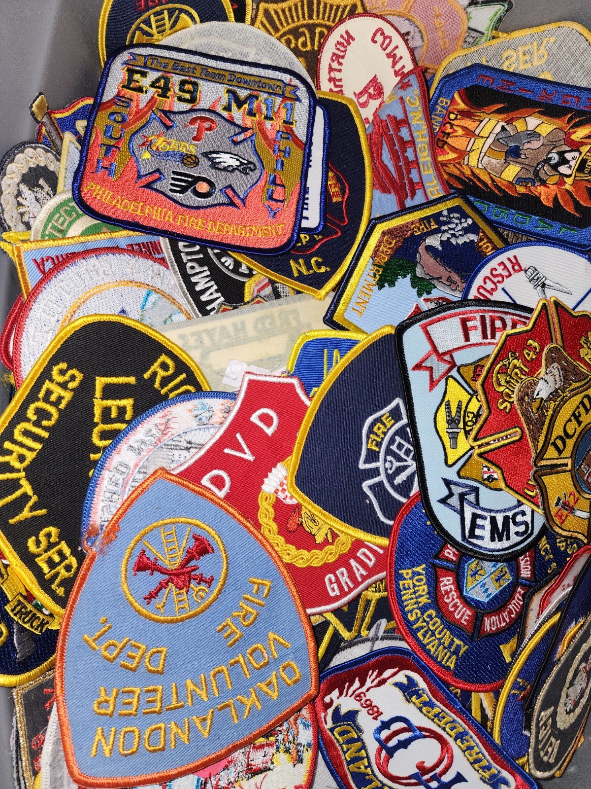 Lot Of 20 Fire Department EMS US & Foreign Mix