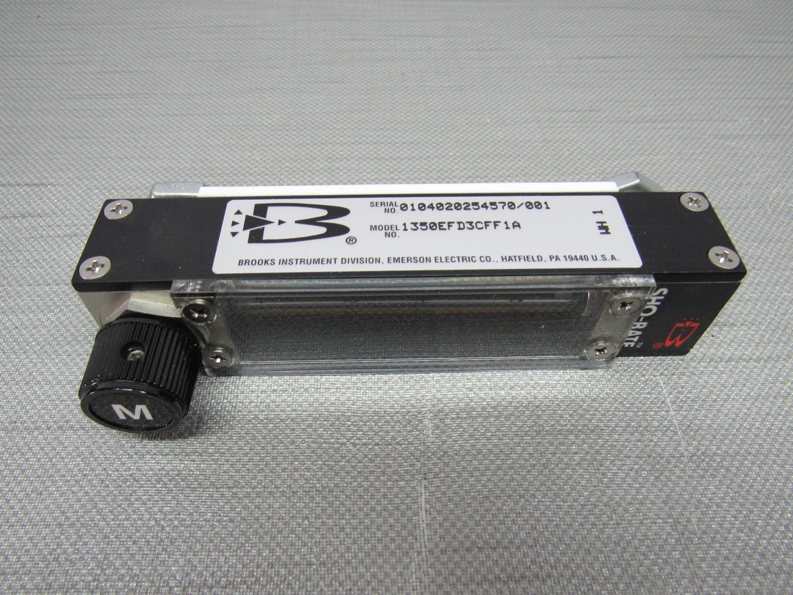 Brooks Instrument 1350EFD3CFF1A Flow Meter