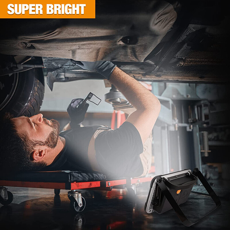 EverBrite Rechargeable 1500Lumen Work Light LED Super Bright Worklight w/2 Modes