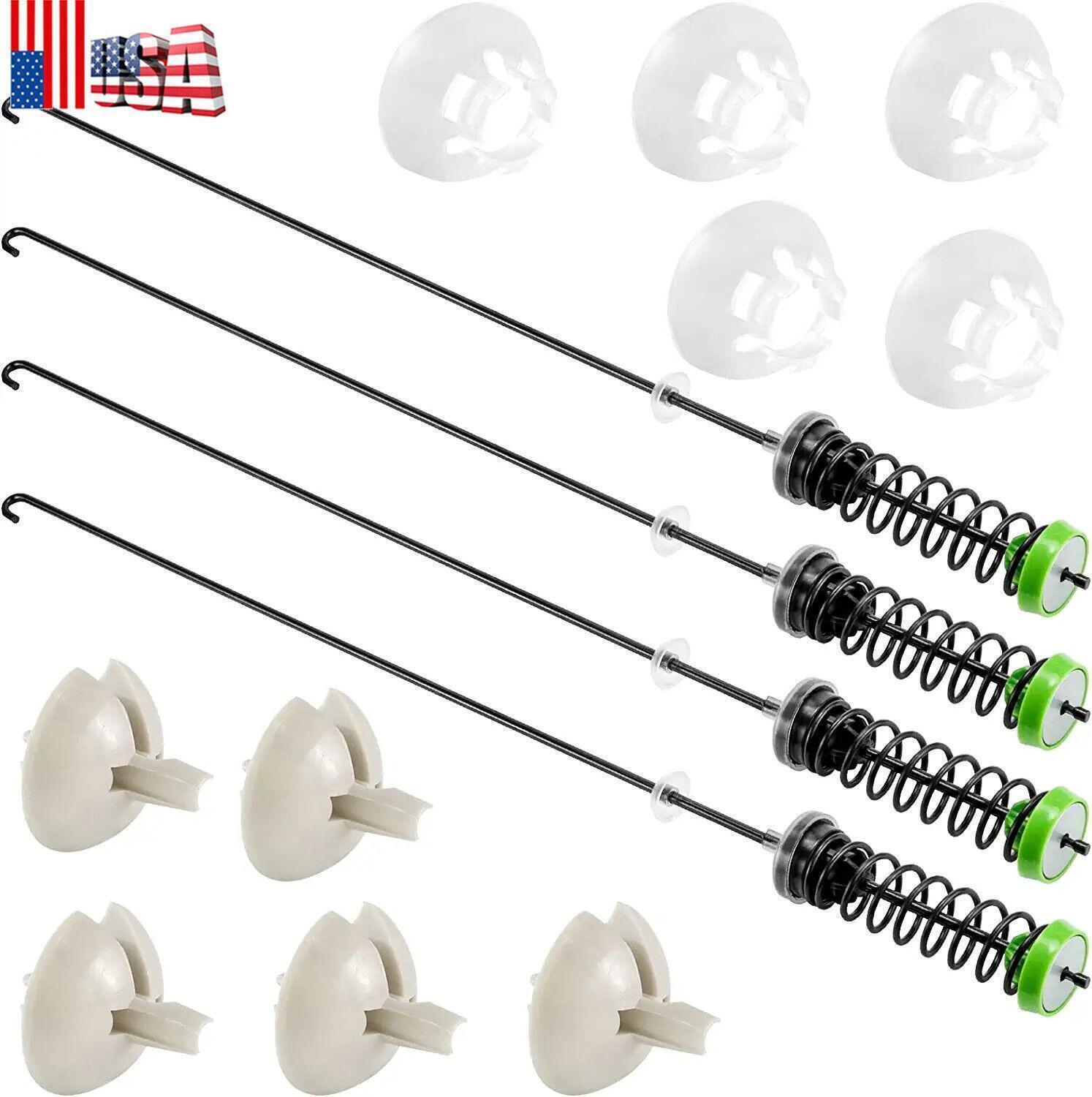 For Whirlpool W10594080 Washing Machine 4PCS W11130362 Washer Suspension Rod Kit