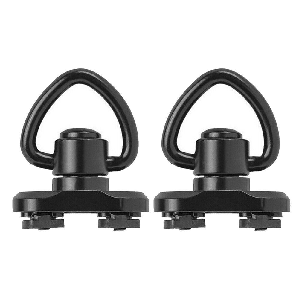 2Pack M-LOK MLOK Quick Release Sling Mount Push Button QD Sling Swivel Adaptor